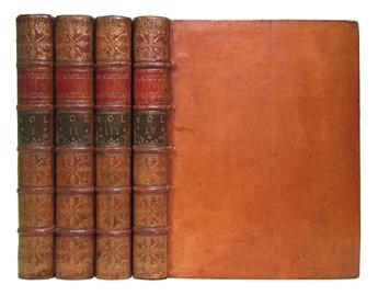 LAW  BLACKSTONE, WILLIAM, Sir. Commentaries on the Laws of England.  4 vols.  1766-68-68-69